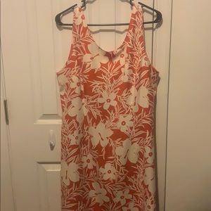 Florally coral sundress